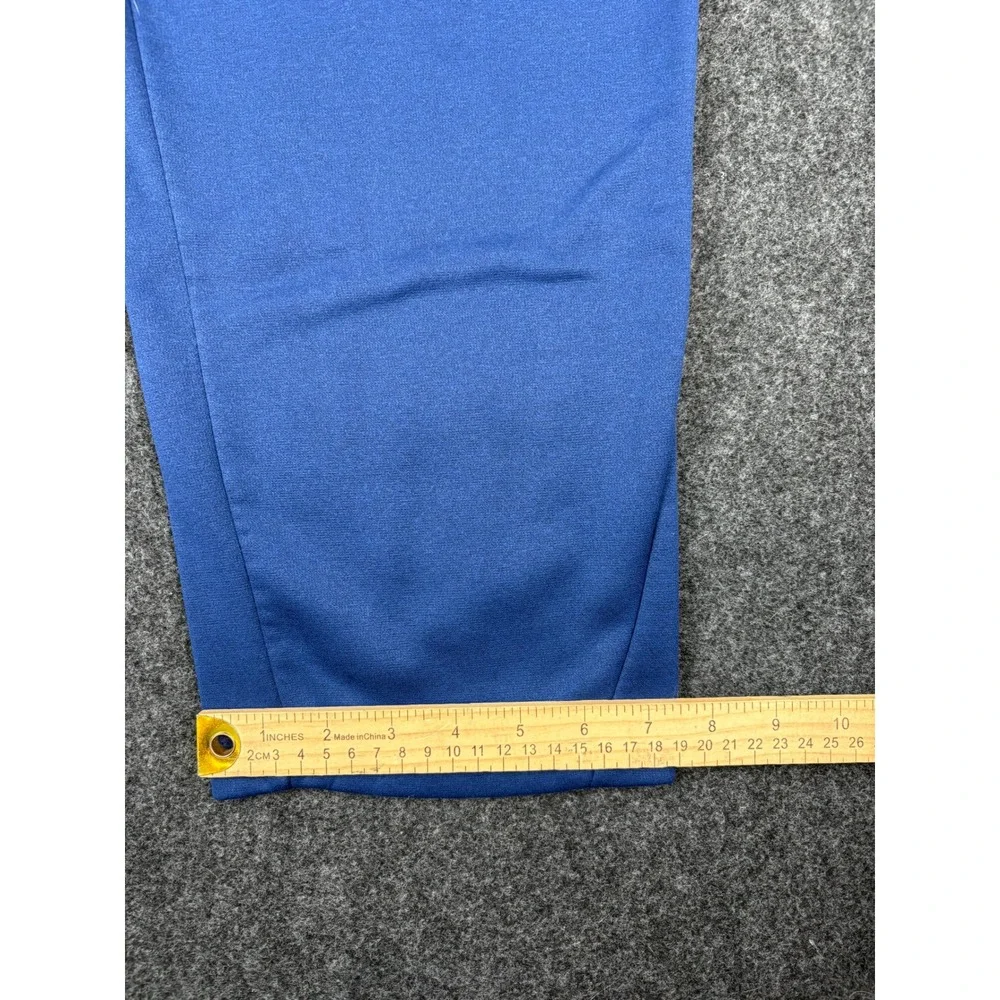 Nike Dri-FIT Boys Blue Fleece Training Pants Joggers Medium M Reflective Swoosh